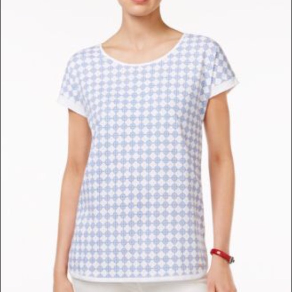 NEW TOMMY HILFIGER all cotton white t shirt Medium
